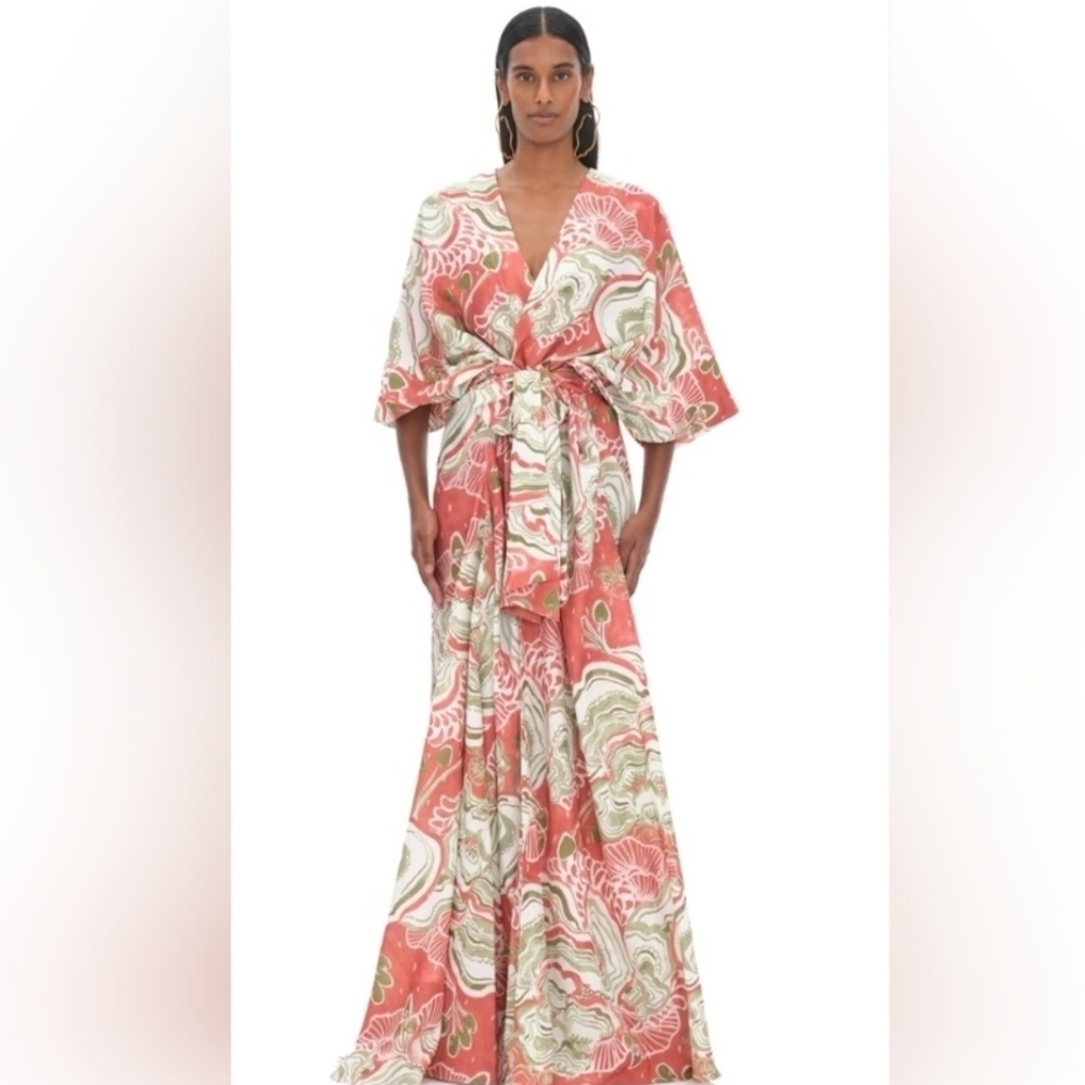 Andrea Iyamah Women's Gamba Abstract Mushroom Robe